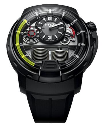 HYT 148-DL-21-GF-LC H1 TITANIUM BLACK DLC Replica watch